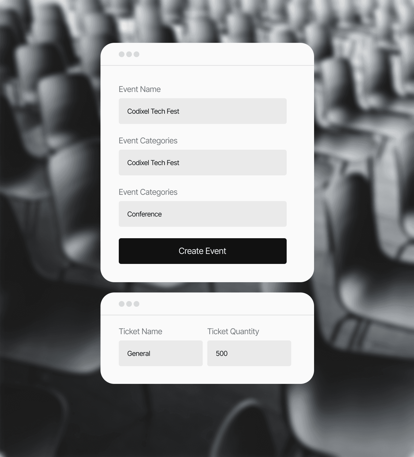Create event on your own